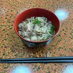 รูปของ 牛すじ肉そば（業スー冷凍牛すじ使用）