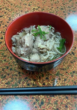 牛すじ肉そば（業スー冷凍牛すじ使用）-レシピのメイン写真