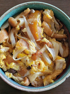 サッと作れる茶碗一杯分だけのきつね丼-レシピのメイン写真
