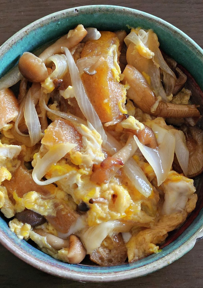 サッと作れる茶碗一杯分だけのきつね丼-レシピのメイン写真