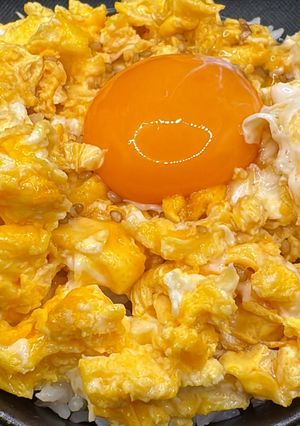 卵トロトロ!卵黄濃厚!たまご丼!-レシピのメイン写真