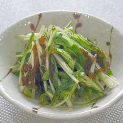 A picture of 簡単！さっぱり！水菜ともずくのおひたし.