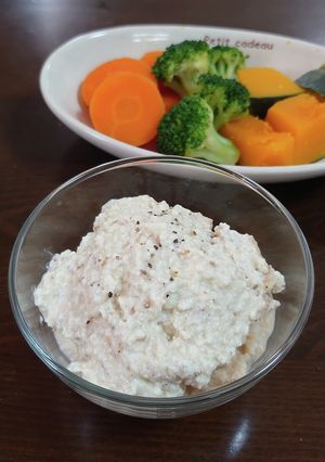 豆腐ディップ・温野菜添え-レシピのメイン写真