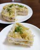 春キャベツと鶏むねひき肉の重ね蒸し