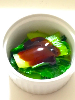 【マンガ飯】青梗菜のおひたし-レシピのメイン写真