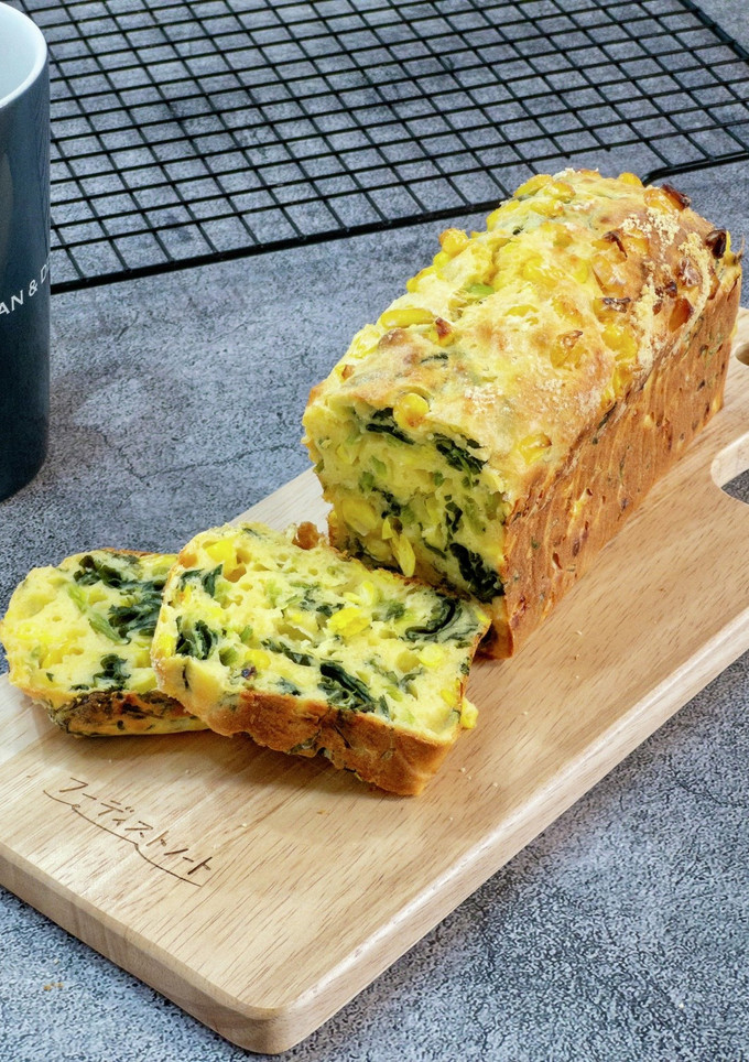 ほうれん草とコーンのケークサレ-レシピのメイン写真