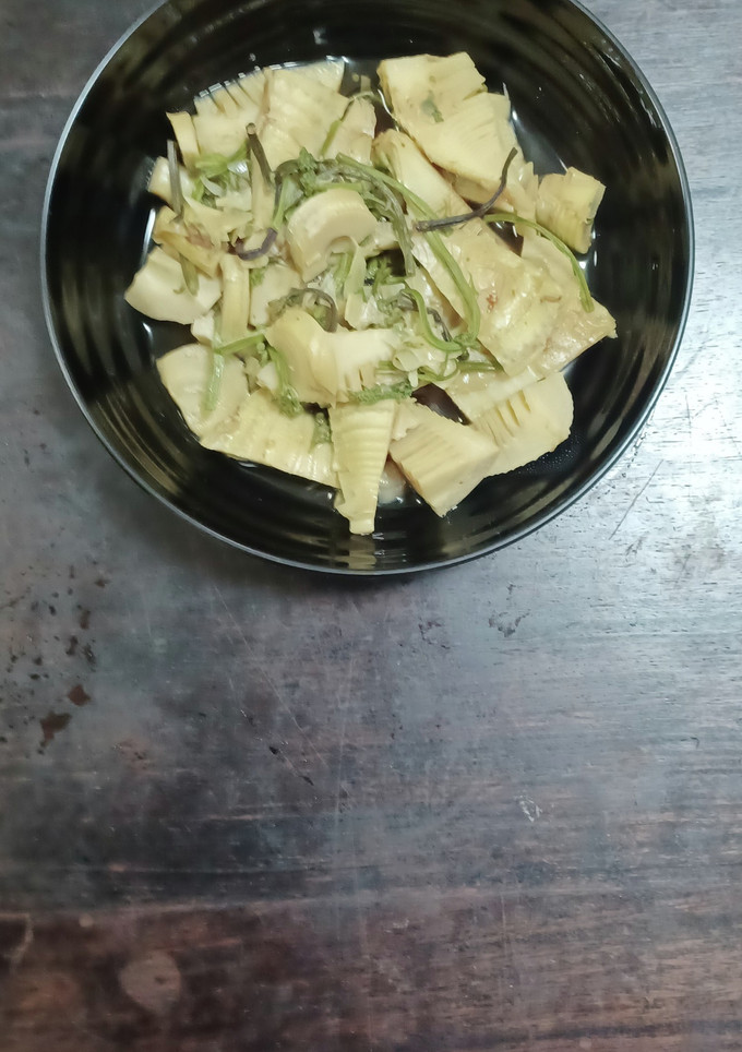 タケノコとわらびの煮物-レシピのメイン写真