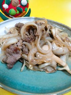 玉ねぎと牛肉のオイスター炒め -レシピのメイン写真