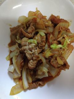 豚肉とキャベツの甘辛炒め-レシピのメイン写真