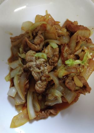 豚肉とキャベツの甘辛炒め-レシピのメイン写真