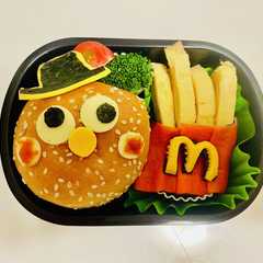 ハンバーガー弁当-レシピのメイン写真