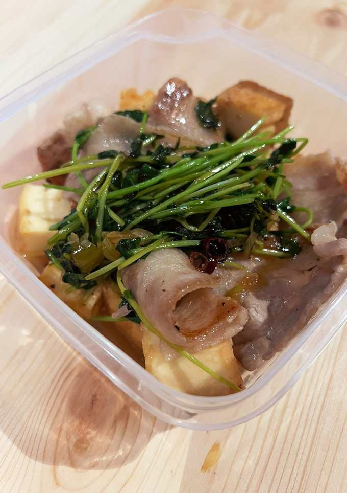 厚揚げと豚バラ肉のピリ辛さっぱり炒め-レシピのメイン写真