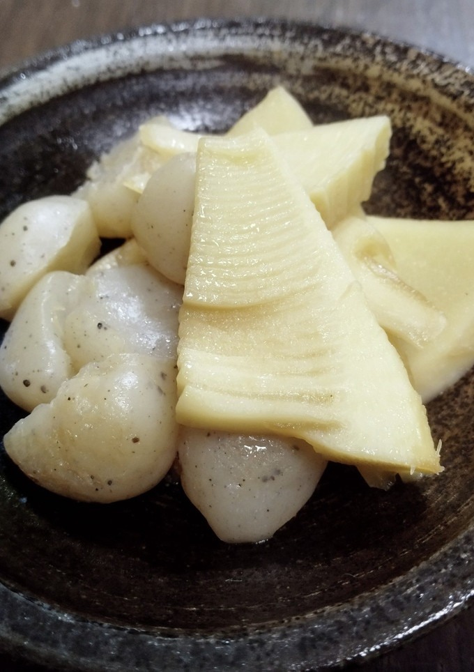 たけのことこんにゃくの炒め煮-レシピのメイン写真