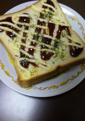 １枚ペロリ☆お好みトースト-レシピのメイン写真