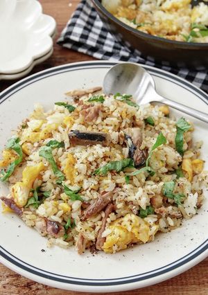 ☆簡単☆鯖と大葉の旨み炒飯-レシピのメイン写真