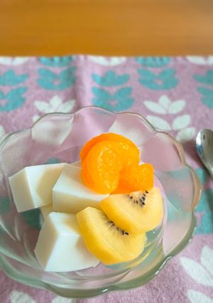 牛乳寒天-レシピのメイン写真