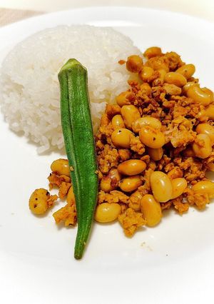 包丁いらず!一発豆ドライカレー【QCW】-レシピのメイン写真