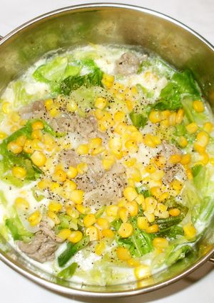 豚肉キャベツ豆乳クリームスープ♪簡単-レシピのメイン写真