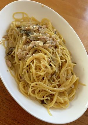 ワンパンツナパスタ-レシピのメイン写真