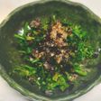 菜の花の蕾のとこ摘んできてカラシ和え