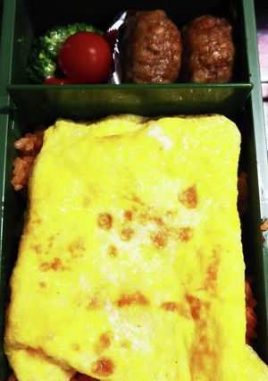 残りごはんでオムライス弁当-レシピのメイン写真
