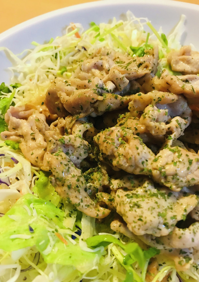 豚こまぎれ肉の塩・胡椒＆レモン炒め-レシピのメイン写真