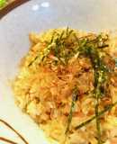 コスパごはん●カツオ節のシンプル焼き飯