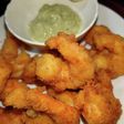 エビのフライの衣がカ〜ル♪