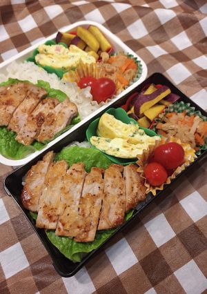 高１男子とパパの弁当240416-レシピのメイン写真