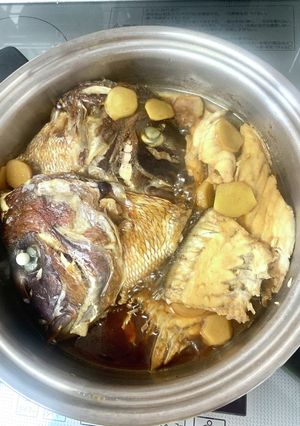 鯛の頭のたいたん-レシピのメイン写真