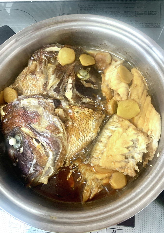 鯛の頭のたいたん-レシピのメイン写真
