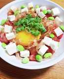 トマトとクリームチーズのぱぱっと丼
