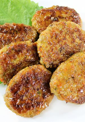 野菜たっぷり!豚バーグ-レシピのメイン写真