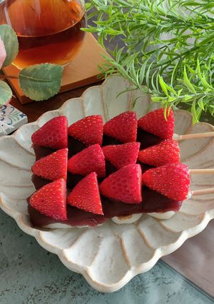 3分で完成！苺あんだんご♡-レシピのメイン写真