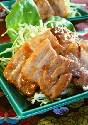 豚バラの味噌照り焼き-レシピのメイン写真