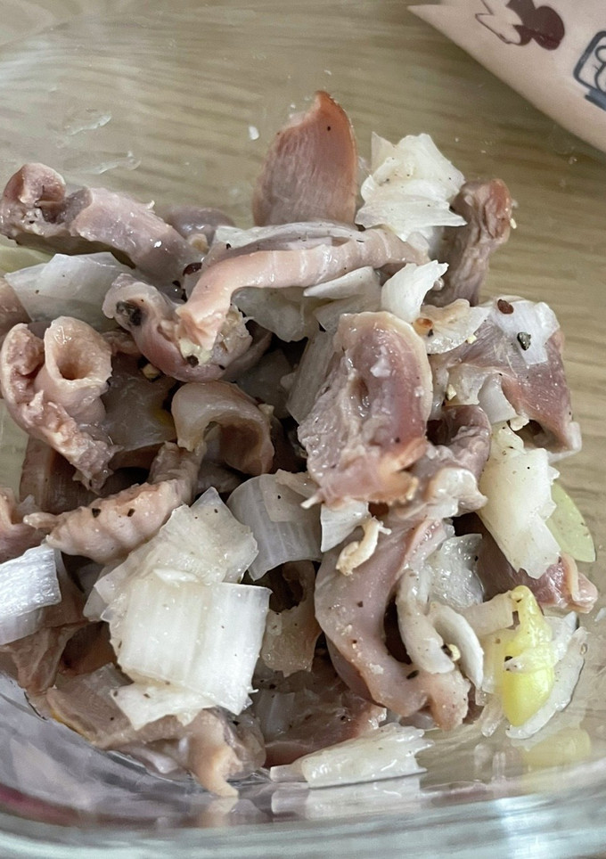 お酒が進むぜ　砂肝で簡単牛タン風-レシピのメイン写真