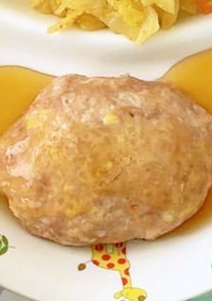 【保育園給食】和風あんかけハンバーグ-レシピのメイン写真