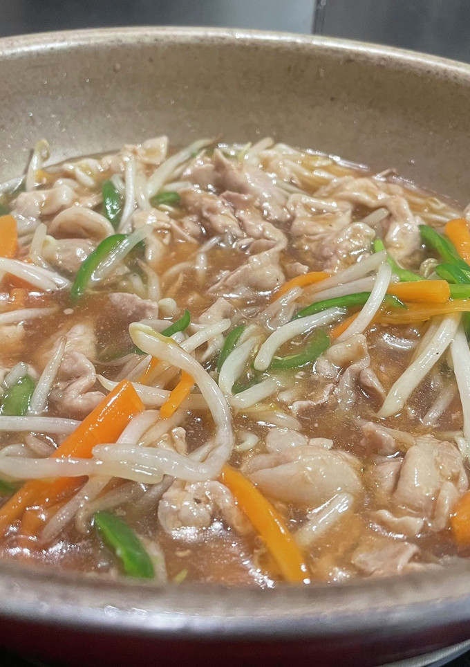豚肉もやし炒め-レシピのメイン写真