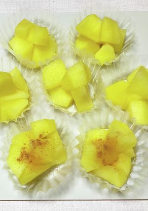 お弁当に冷凍りんごのコンポート-レシピのメイン写真