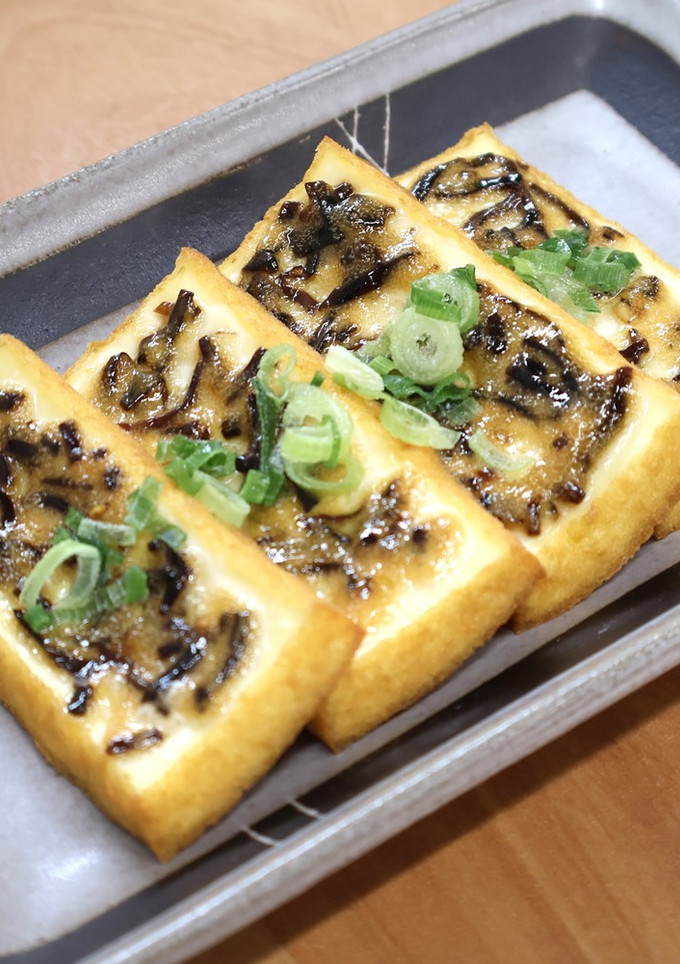 厚揚げのごま昆布マヨ焼き-レシピのメイン写真