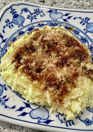 豆腐と米粉であっさりワンパンお好み焼き-レシピのメイン写真