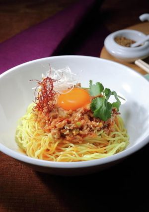 焼き豚汁なし担々麺-レシピのメイン写真