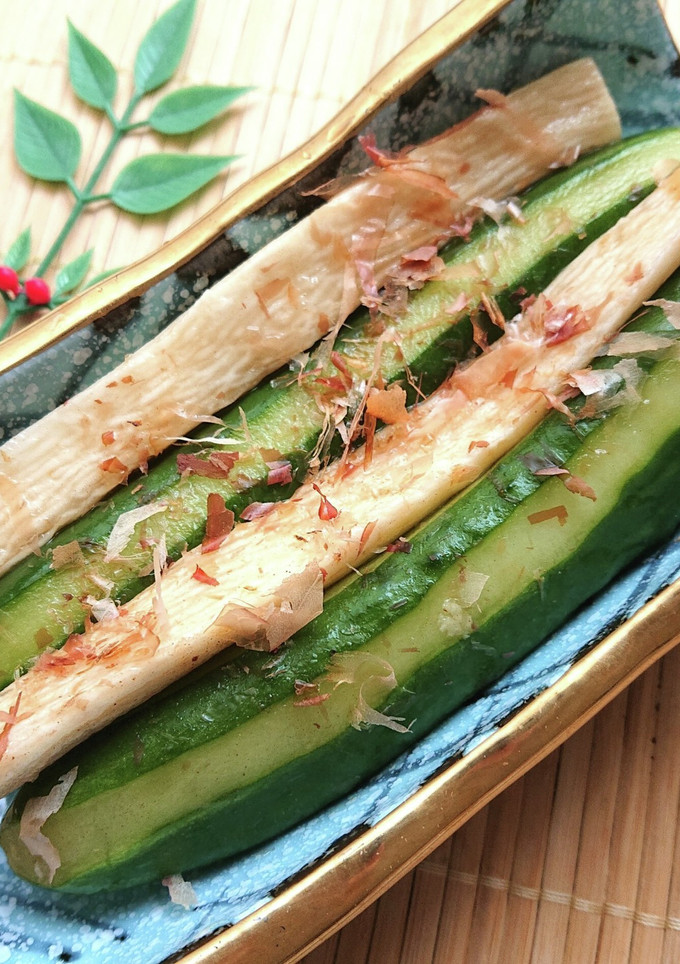 肉より美味しいきゅうりと長芋の漬物-レシピのメイン写真
