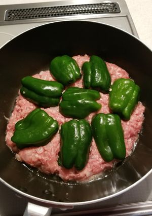 時短!詰めない簡単ピーマンの肉詰め-レシピのメイン写真