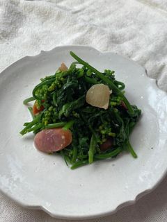 なばなの塩麹ガーリック炒め-レシピのメイン写真