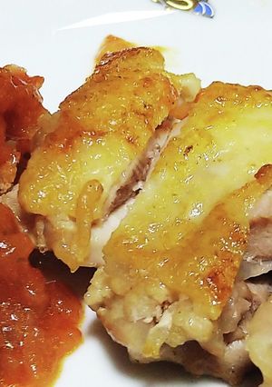 チキンステーキ　トマトソース　夜ご飯-レシピのメイン写真