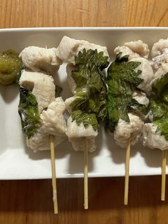 しっとり蒸籠蒸しで!鶏むね大葉串-レシピのメイン写真