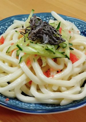 明太バター昆布うどん-レシピのメイン写真