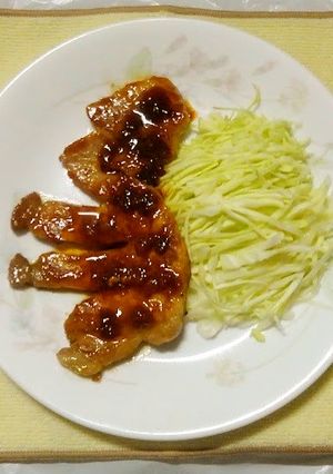 トンテキ：シンプルでお手軽です-レシピのメイン写真