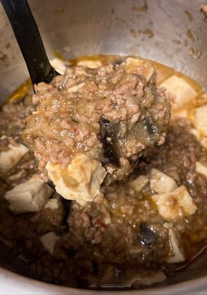 ホットクックで麻婆茄子豆腐-レシピのメイン写真